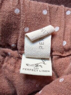 notPERFECTLINEN 100% Linen Polka Dot Main Shorts